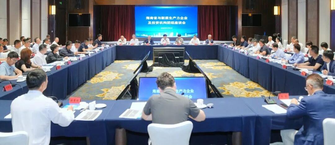 冯飞与新质生产力领域相关企业及投资机构代表座谈